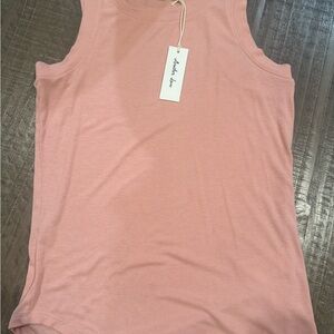 Another Love Soft Pink Muscle Tee